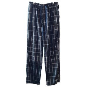 Women's Black Grid Pattern Pajama Pants